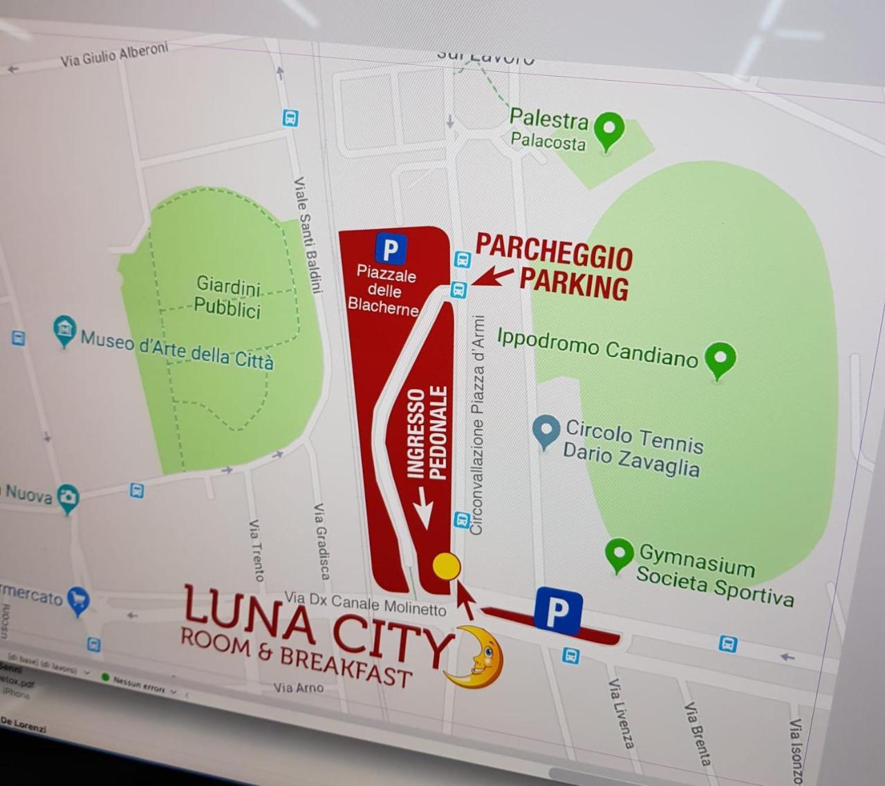 Luna City Ravenna Kültér fotó